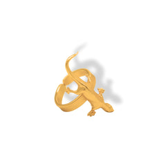 Anillo lagartija vista frontal