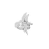 Anillo Vencejo silver vista superior