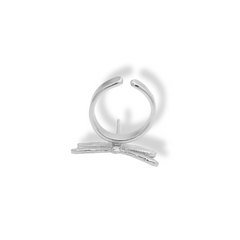 Anillo de libélula mediana silver 1