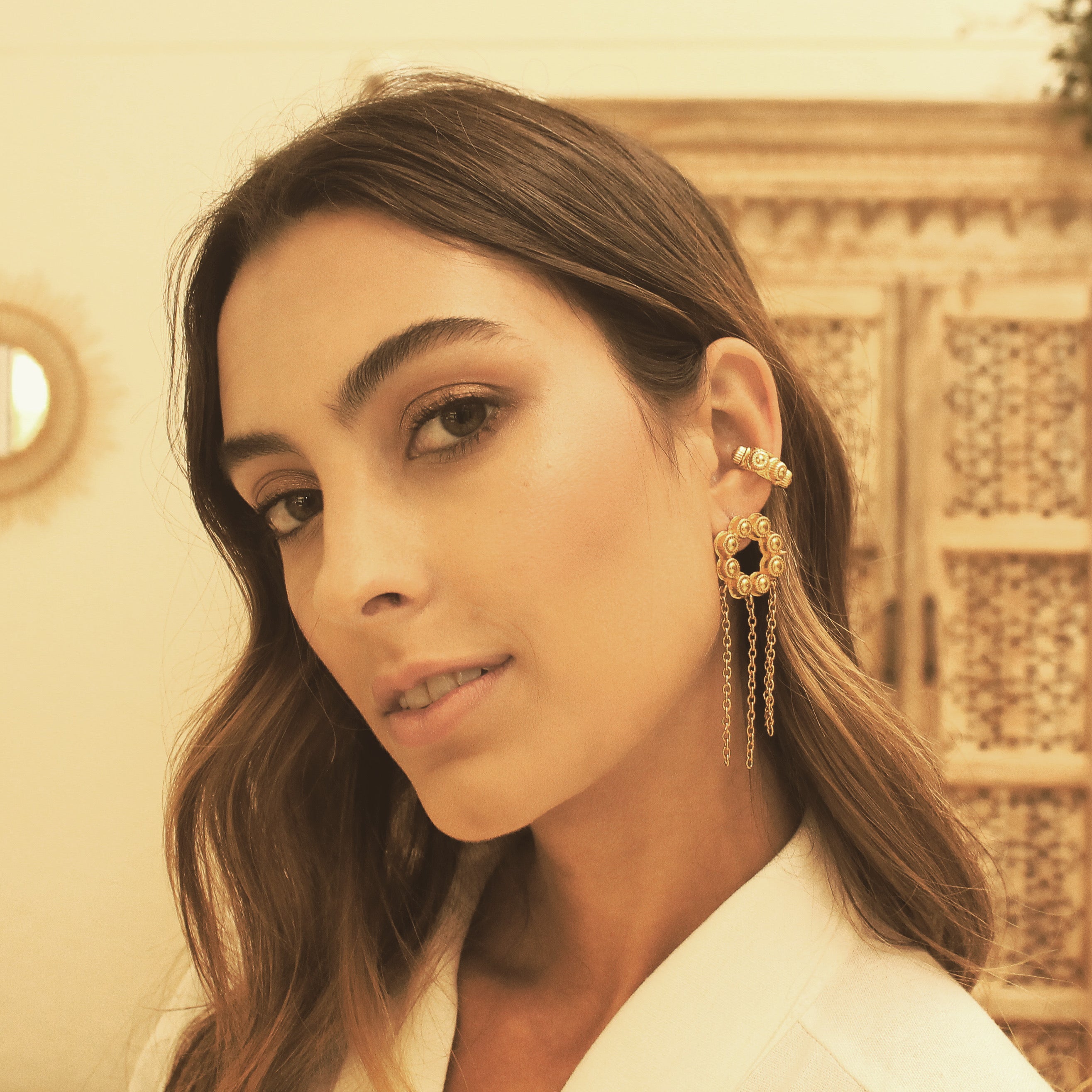 Earcuff lucky me vista real Brezo Jewelry