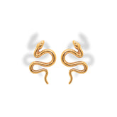 Aretes de serpiente grande
vista frontal