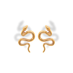 Aretes de serpiente grande
vista frontal