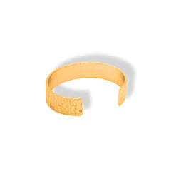 Brazalete ancho con textura vista posterior