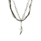 Cadena cordones con vencejo vista frontal