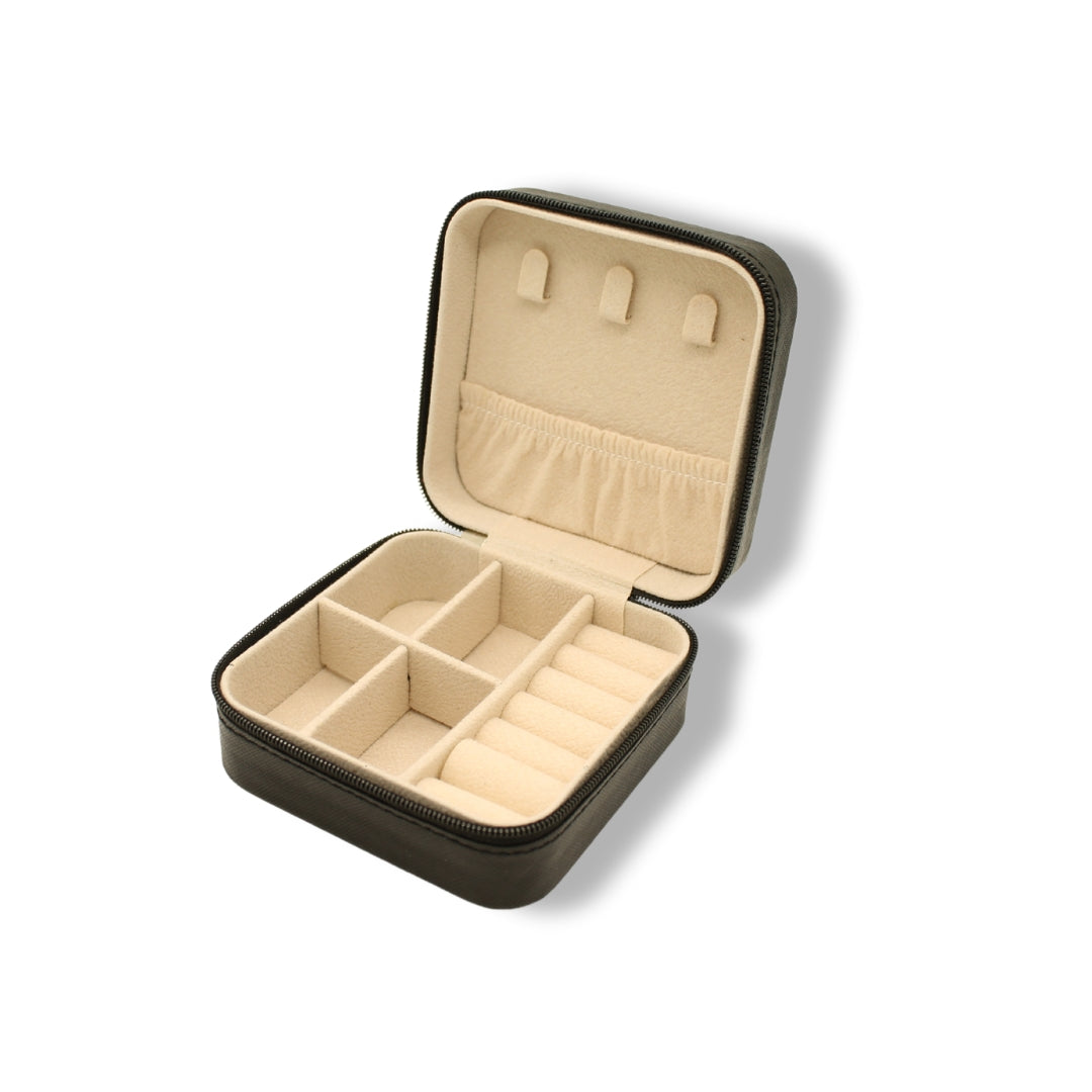 Joyero viajero abierto Brezo Jewelry