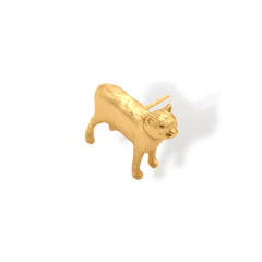 Pin de gato vista frontal