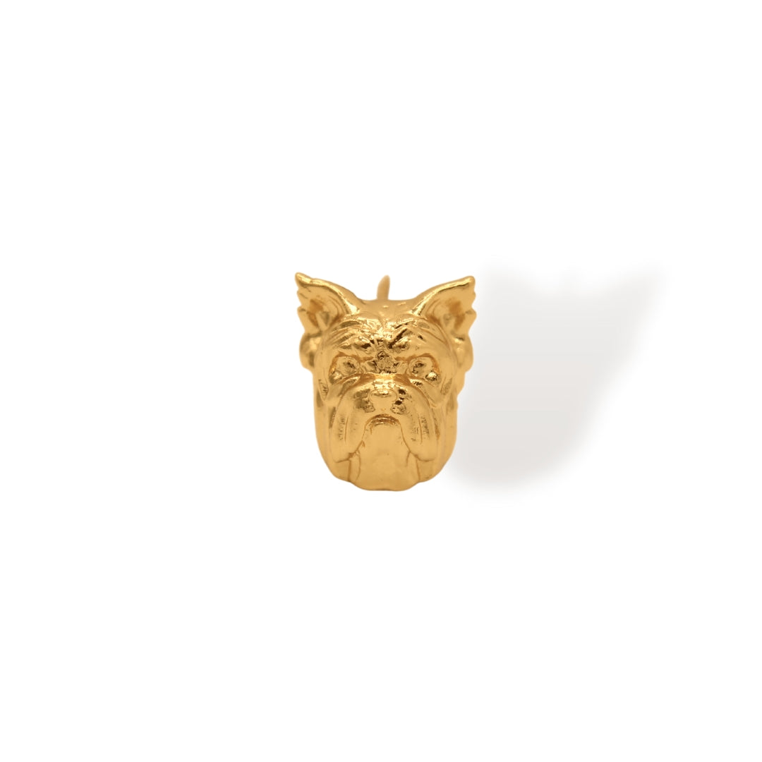 Pin de yorkie vista frontal Brezo Jewelry