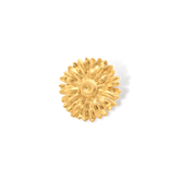 Anillo con flor de margarita grande vista frontal