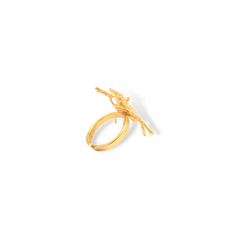 Anillo de escarabajo pequeño vista posterior