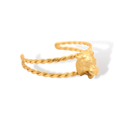 Brazalete con cabeza de tigre vista lateral