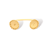 Brazalete con dos medallones vista frontal