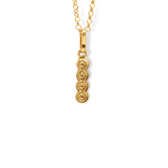 Cadena Letra I vista frontal