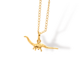 Cadena con titanosaurio vista frontal