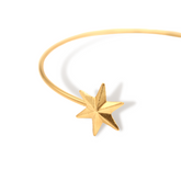 Choker con estrellas de seis puntas vista detallada