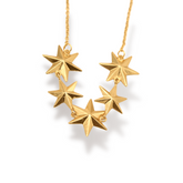 Choker con estrellas vista frontal