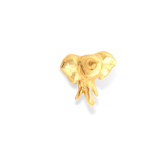 Pin cabeza de elefante vista posterior