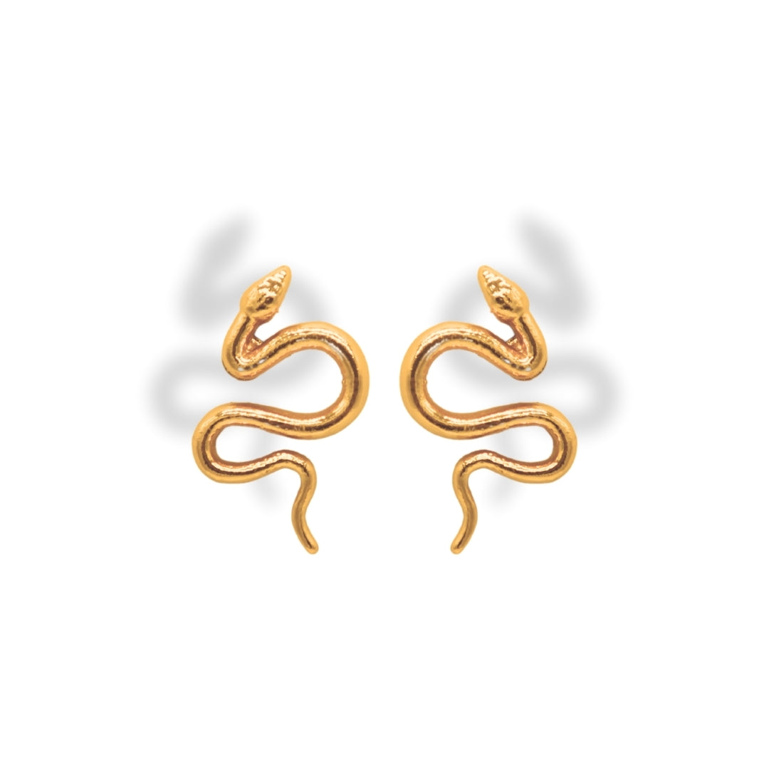 Aretes de serpiente grande
vista frontal Brezo Jewelry