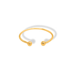 Brazalete con esfera en puntas vista frontal