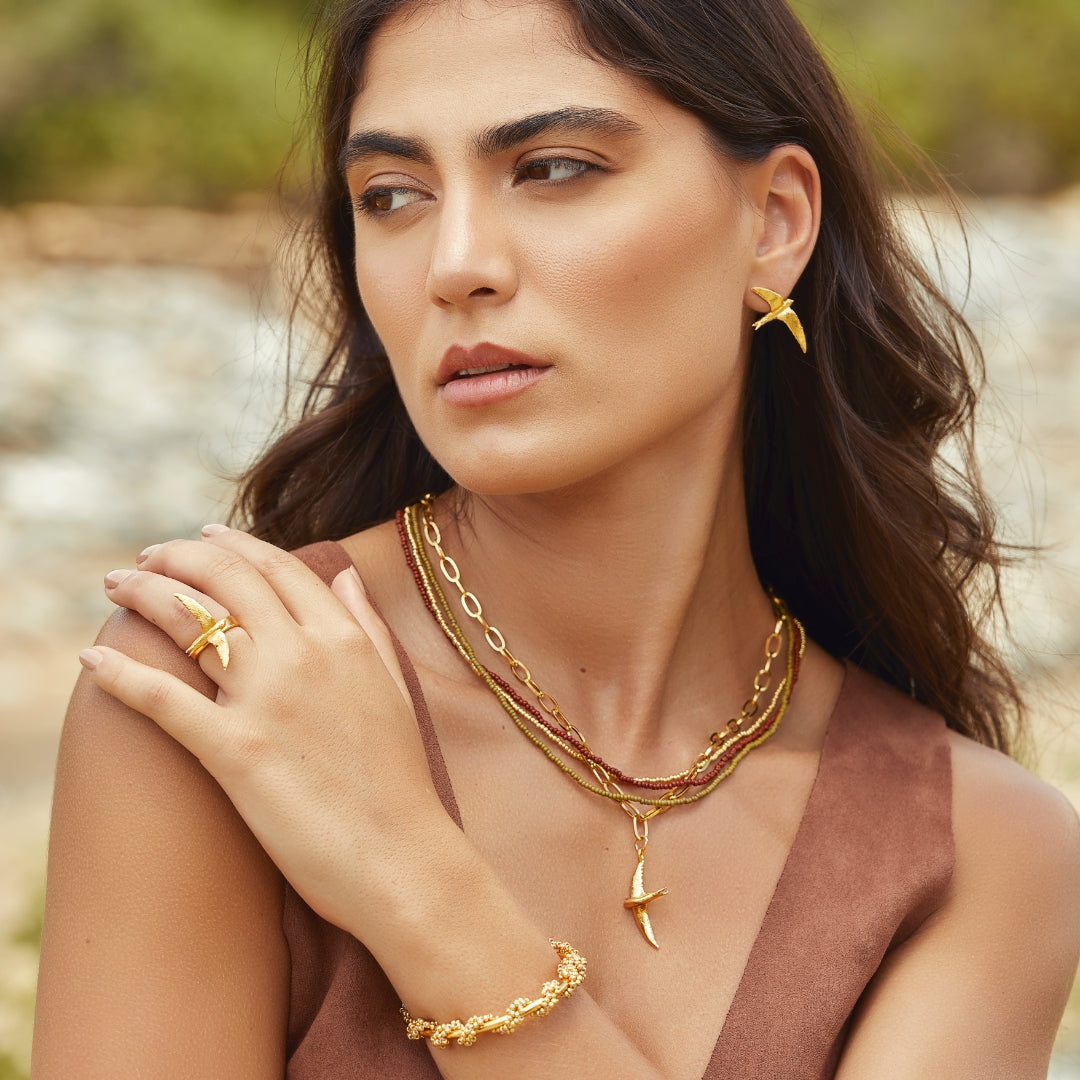 Cadena Cordones Con Vencejo en modelo