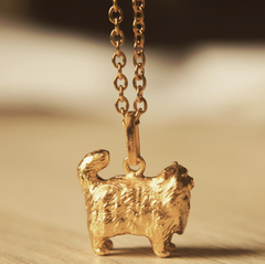 Cadena de gato peludo cuerpo completo
