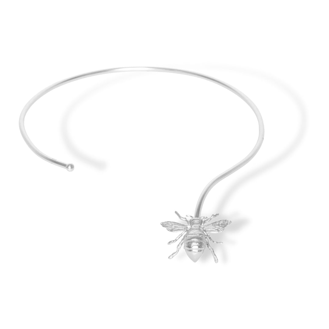 Choker con abeja silver
