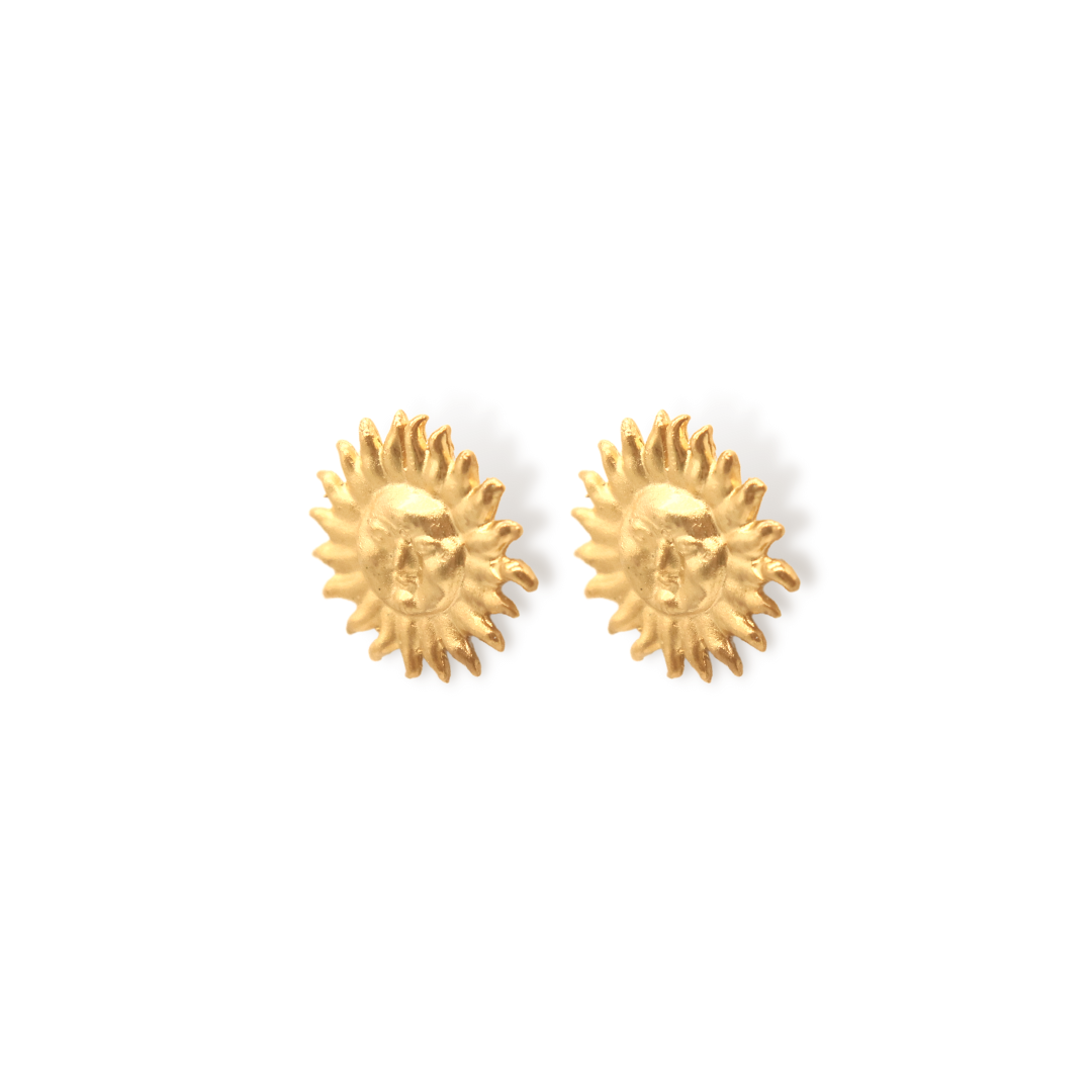 Aretes de sol con cara completa vista lateral