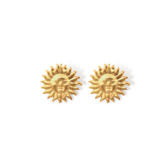 Aretes de sol con cara completa vista frontal